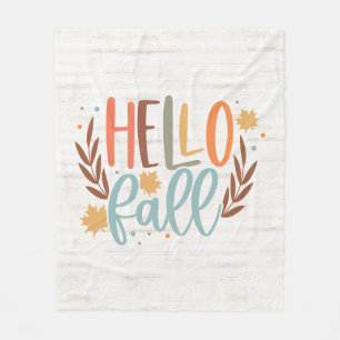 Schattigeste Hallo Herfst beschilderd Fleece Deken