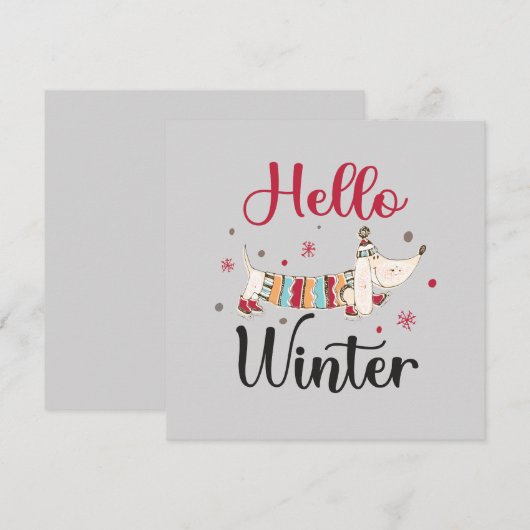 Schattigeste Hallo hond (Voorkant / Achterkant)