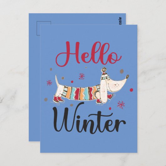 Schattigeste Hallo hond Briefkaart (Voorkant / Achterkant)