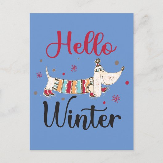 Schattigeste Hallo hond Briefkaart (Voorkant)