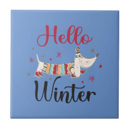 Schattigeste Hallo hond Tegeltje