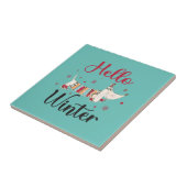 Schattigeste Hallo hond Tegeltje (Zijkant)