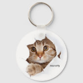 Schattigeste Hallo Katten Sleutelhanger (Achterkant)