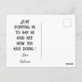 Schattigeste Hallo muis halloween herfst Briefkaart (Achterkant)