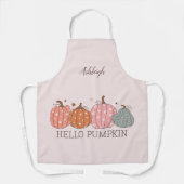 Schattigeste Hallo pompoen gepersonaliseerd Schort (Voorkant)