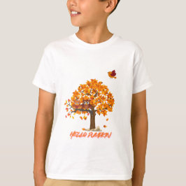 "Schattigeste Hallo" Pompoen Kinder T-shirt – Herf
