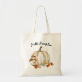 Schattigeste Hallo Pumpkin Mushroom Gezellige Herf Tote Bag (Voorkant)