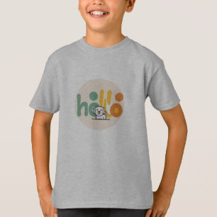 Schattigeste Hallo Puppy "?" Grafisch T-shirt