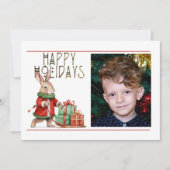 Schattigeste PRETTIGE FEESTDAGEN 1 Foto Feestdagenkaart (Voorkant)