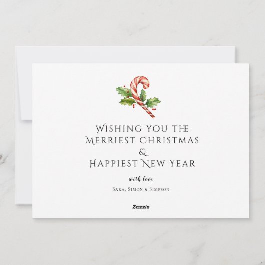 Schattigeste PRETTIGE FEESTDAGEN 1 Foto Feestdagenkaart (Achterkant)