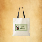 Schattigeste Prettige feestdagen Canvas tas Kerstk