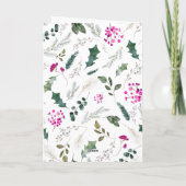 Schattigeste Prettige feestdagen chique foto Kaart (Achterkant)