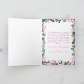 Schattigeste Prettige feestdagen chique foto Kaart (Binnen)