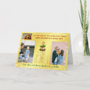 Schattigeste Prettige feestdagen Funny Dog Cat