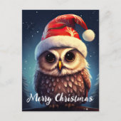 Schattigeste Prettige feestdagen Owl (Voorkant)