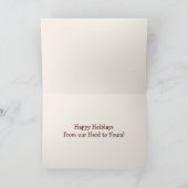 Schattigeste Prettige feestdagen paarden (Binnen)