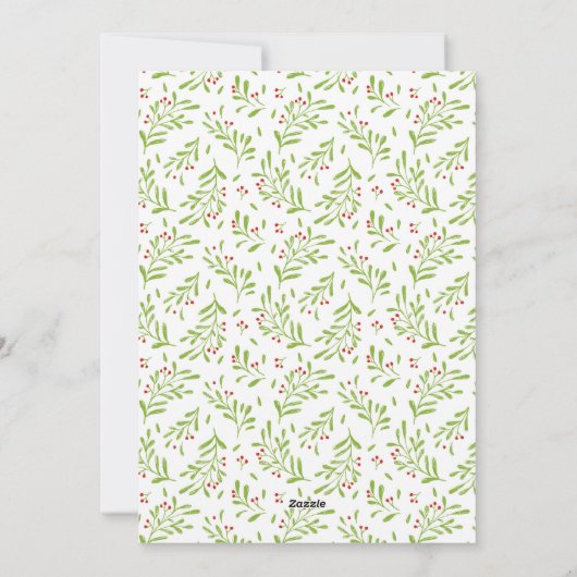 Schattigeste Prettige feestdagen rendierneutraal Feestdagenkaart (Achterkant)