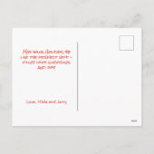 Schattigeste Prettige feestdagen retro-Briefkaart (Achterkant)