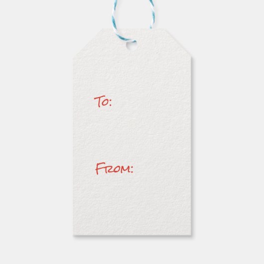 Schattigeste Prettige feestdagen retro Cadeaulabel (Achterkant)