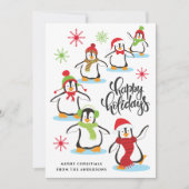 Schattigeste Prettige feestdagen retro Feestdagenkaart (Voorkant)