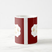 Schattigeste Prettige feestdagen rode Bourgogne Ke Koffiemok (Center)