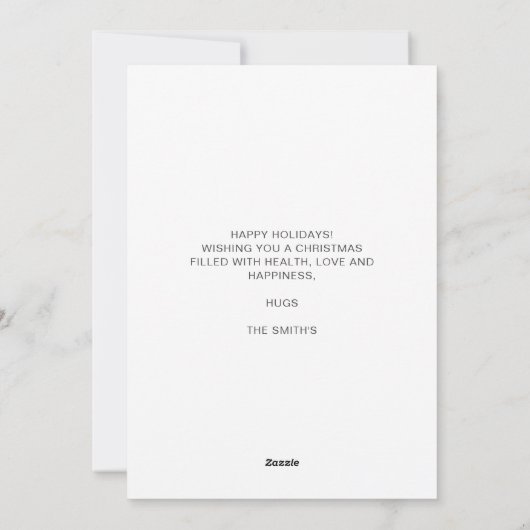 Schattigeste Prettige feestdagen Sneeuwman Winter Feestdagenkaart (Achterkant)