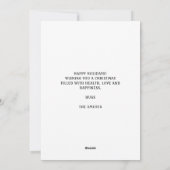 Schattigeste Prettige feestdagen zeemeermin Feestdagenkaart (Achterkant)