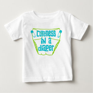 Schattigheid in een luier Baby Shirt