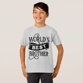 Schattigste Beste Broer van de Wereld T-shirt (Voorkant volledig)