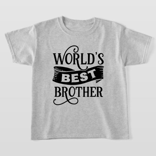 Schattigste Beste Broer van de Wereld T-shirt (Laagn)