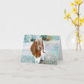 Schattigste Hallo geit om te zeggen? - Blank Kaart (Gele Bloem)