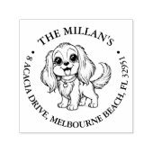 schattigste hond lachend lover thema zelfinktende stempel (Design)