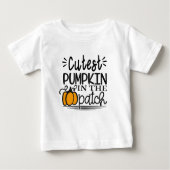 schattigste pompoen in patch T-shirt, halloween Ko (Voorkant)