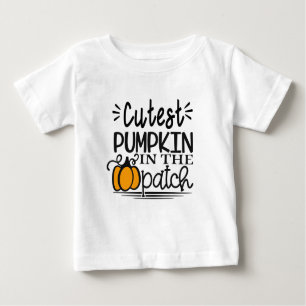 schattigste pompoen in patch T-shirt, halloween Ko