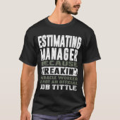 Schatting Manager T-shirt (Voorkant)