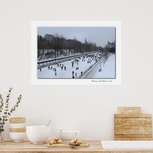 Schatting op het Rideau-kanaal Poster (Keuken)