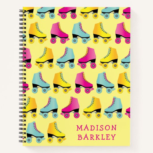 Schatting van het Kind van het Schaats van Rollers Notitieboek (Voorkant)