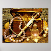 Schatting van piraten poster (Voorkant)