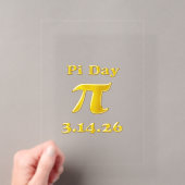 Schattje 3.14 Pi-dag Acryl Uitnodigingen (Insitu (Draagbaar))