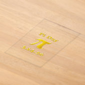 Schattje 3.14 Pi-dag Acryl Uitnodigingen (Laagn)