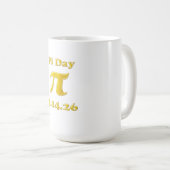 Schattje 3.14 Pi-dag Koffiemok (Voorkant rechts)
