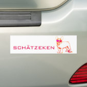Schätzeken Franse Bulldog Fun  Bumpersticker (Op auto)