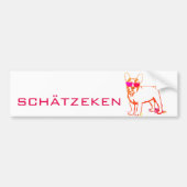 Schätzeken Franse Bulldog Fun Bumpersticker (Voorkant)