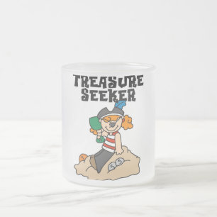 Schatzoeker T-shirts en Cadeaus Matglas Koffiemok
