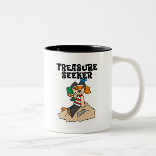Schatzoeker T-shirts en cadeaus Tweekleurige Koffiemok
