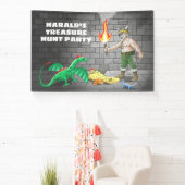 Schatzoekfeest Verjaardag Spandoek (Insitu)