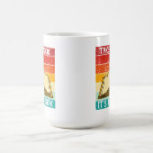 Schauen Sie mal rein, es ist in einem Buch - Retro Koffiemok (Center)