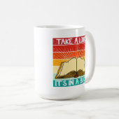 Schauen Sie mal rein, es ist in einem Buch - Retro Koffiemok (Voorkant rechts)