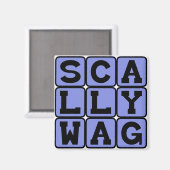 Schavuit, Ondeugende Schelm Magneet (Voorkant / Achterkant)