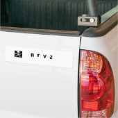 schedel2, n r v z bumpersticker (Op Truck)
